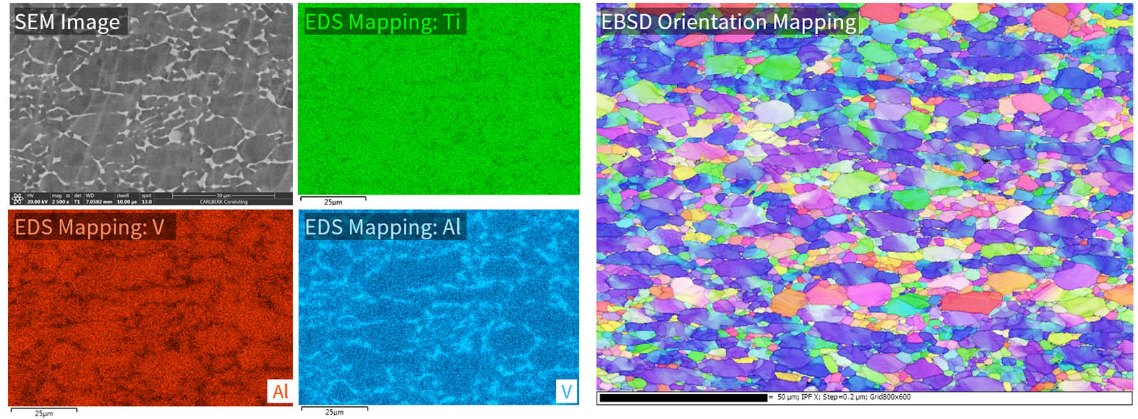 Combined Microstructural and Chemical Analysis of a Ti-based Alloy