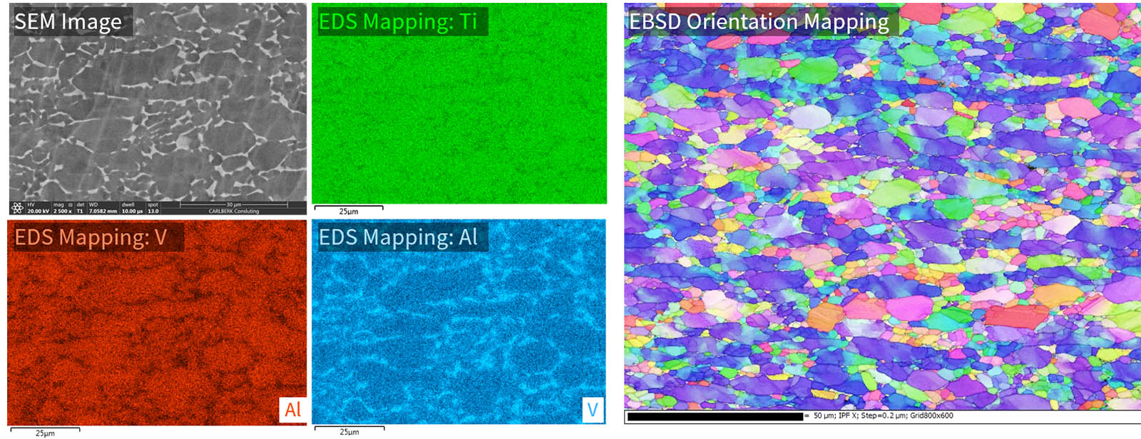 Combined Microstructural and Chemical Analysis of a Ti-based Alloy